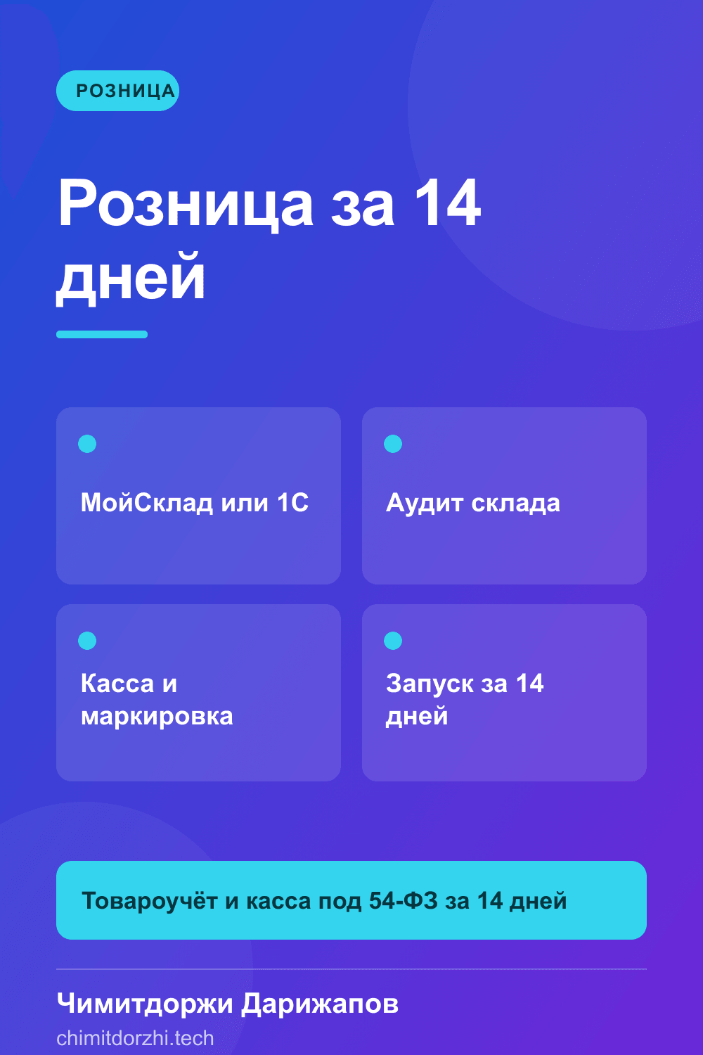Инфографика: Уход от «тетрадки»: пошаговый гайд по внедрению автоматического учета остатков в розничном магазине за 14 дней