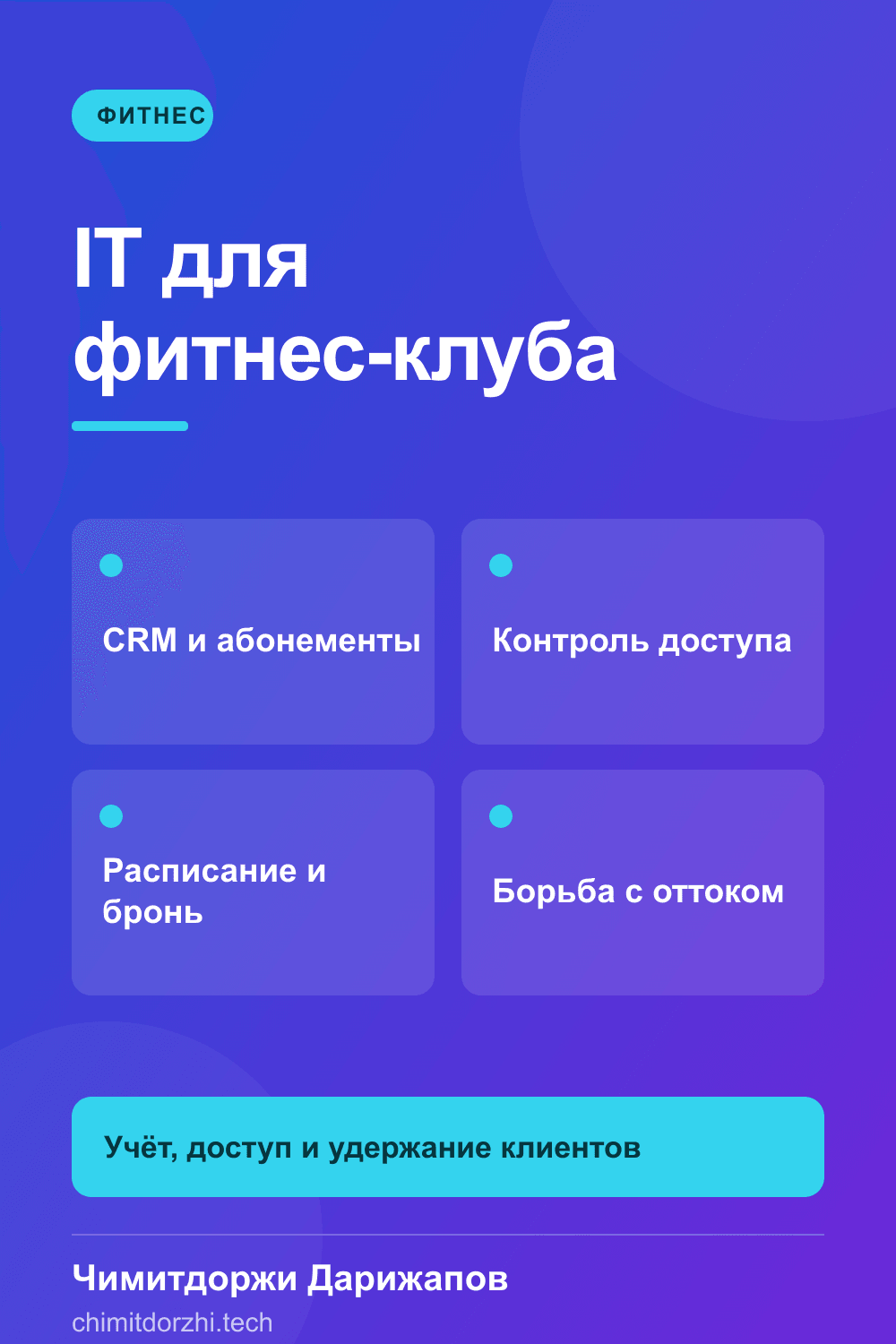 Инфографика: Цифровизация фитнес-клуба и студии 2026: абонементы, расписание, удержание, приложение