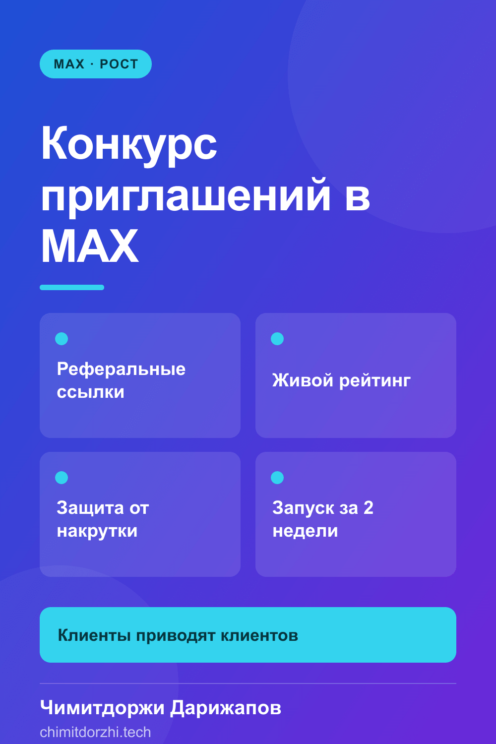 Инфографика: Конкурс приглашений в MAX: вирусный рост аудитории и продаж 2027